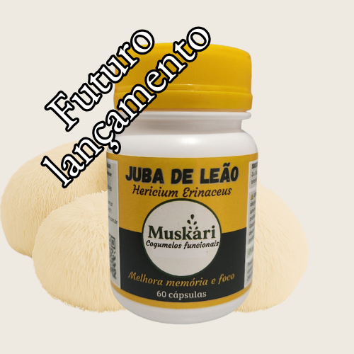 Capsulas 500mg de Cogumelo Juba de Leão