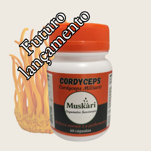 Capsulas 500mg de Cogumelo Cordyceps