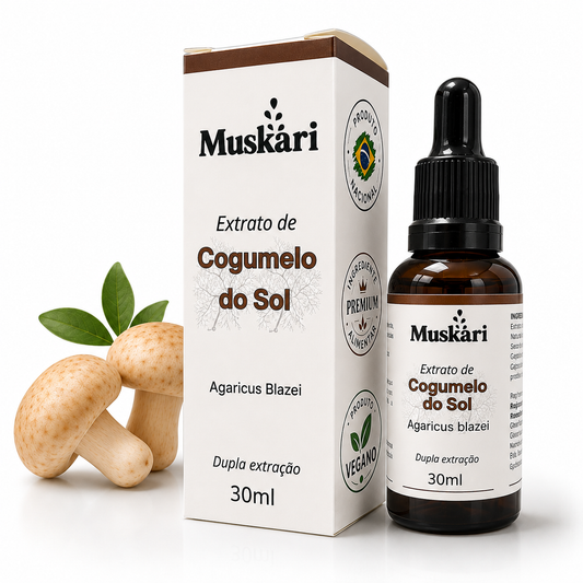 Extrato de Cogumelo do Sol - Agaricus blazei - 30ml
