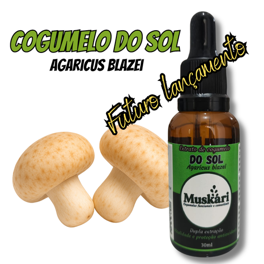Extrato de Cogumelo do Sol - Agaricus blazei - 30ml
